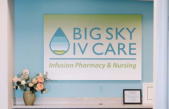 Big Sky IV Care, inside sign Big Sky IV Care, inside sign